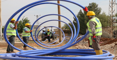 52 Bin 300 Metre İçme Suyu Hattı Döşendi