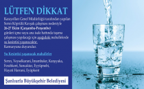 9 Mahallede Zorunlu Su Kesintisi Yaşanacak