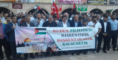 ABD'nin Kudüs kararına Urfa'dan tepki