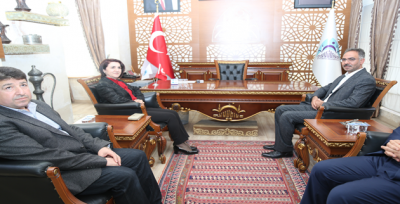 Açanal'dan Başkan Kuş'a Tebrik Ziyareti