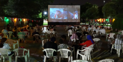 Açık Hava Sinemasına Yoğun İlgi