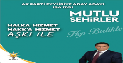 Aday Adayı İzgi'den Engelliler Günü Mesajı