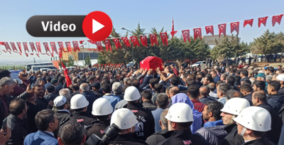 Ağrı'da şehit olan gümrük personeli Türk son yolculuğuna uğurlandı