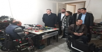 AK Başkan Adayı Beyazgül'den Omurilik Felçliler Derneğine Ziyaret