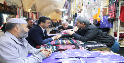 AK Parti İl Başkanı Yıldız, Çarşı Esnafıyla Buluştu