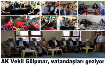 AK Vekil Gülpınar, vatandaşları geziyor