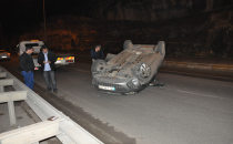 Akabe inişinde kaza, 1 yaralı