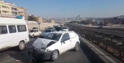 Akabe yolunda kaza, 2 yaralı