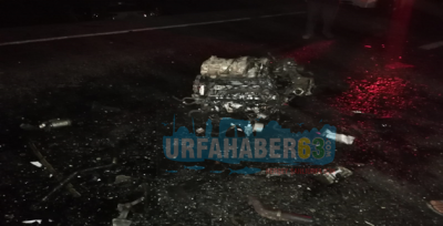 Akçakale Ceylanpınar yolunda feci kaza, 1 ölü