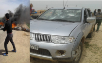 Akçakale- Ceylanpınar yolu kapandı