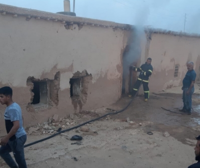 Akçakale mesken yangın