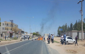 Akçakale Şanlıurfa Yolu Trafiğe Kapatıldı