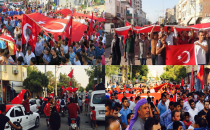 Akçakale şehitleri için yürüdü