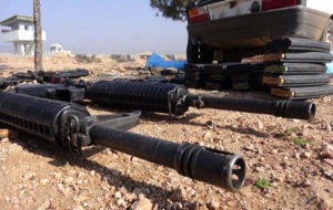 Akçakale sınırında çok sayıda mühimmat ele geçirildi