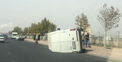 Akçakale Yolunda Kaza,1  Yaralı