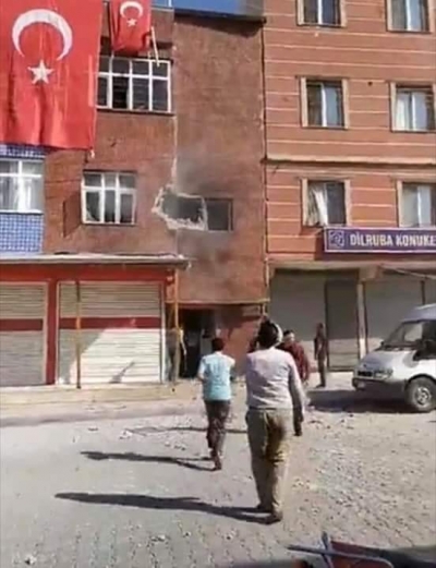 Akçakale'de Bir Eve Havan Mermisi Düştü!