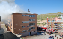 Akşemseddin Okulunda Yangın