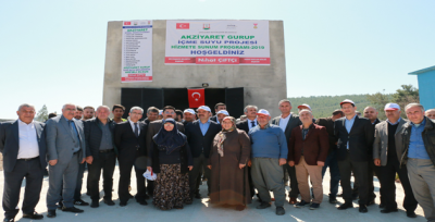Akziyaret Grup İçme Suyu Projesi'nde Sona Doğru