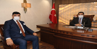 Anavatan partisinden Canpolat'a ziyaret