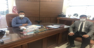 Anavatan partisinden Tıp Fakültesi Başhekimi Güzelçiçek'e  Ziyaret