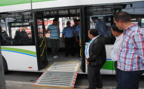 Ankara Zabıtası Urfa'da Halk otobüsü denetledi