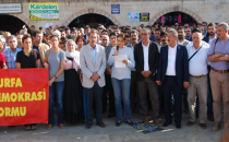 Ankara'daki patlama Urfa'da protesto edildi