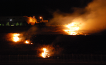 Arıtma tesisinde yanında beşince kez yangın çıktı