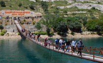 Asma köprüde kontrollü geçiş başladı