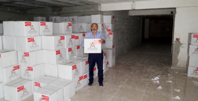 Atasay ve Önen bu yılda fakir aileleri unutmadı