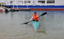 Atatürk Barajı kıyısında su sporları start alıyor