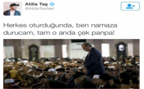 Atilla Taş'a bir twetter'te Güvenç'ten geldi