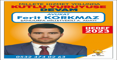 Av. Ferit Korkmaz AK Parti'den milletvekili aday adayı oldu