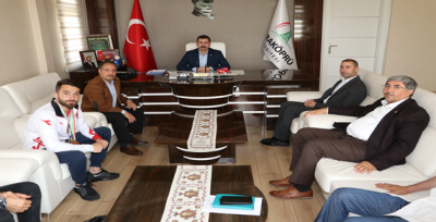 Avrupa Şampiyonundan Başkan Baydilli'ye Ziyaret