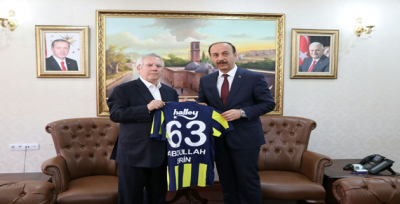 Aziz Yıldırım'dan Vali Erin'e Ziyaret