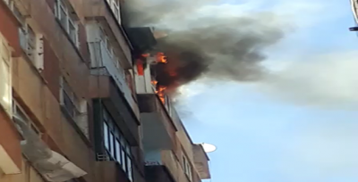 Bahçelievler'de Yangın!