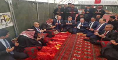 Bakan Fakıbaba Harran şehidine taziye ziyaretinde bulundu