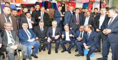 Bakan Fakıbaba ve Arslan Esnafı Ziyaret Etti