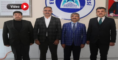 Bakan Yardımcısı Bağlı, Başkan Kuş'u Yeni Hizmet Binasında Ziyaret Etti.