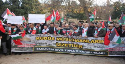 Balıklıgöl Platosunda Trump'a Tepki