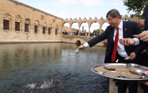 Başbakan Davutoğlu, Balıklıgöl'de