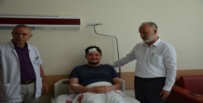 Başhekim Dağ, Darp Edilen Doktoru Ziyaret Etti