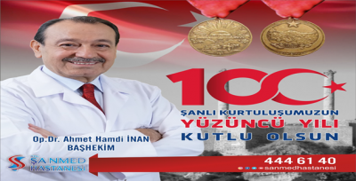 Başhekim İnan'dan 11 Nisan Kurtuluş Mesajı