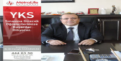 Başhekimden YKS mesajı