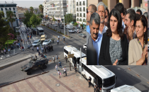 Basın açıklamasında yoğun güvenlik önlemi