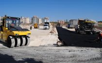 Basın sitesi yolu asfaltlandı