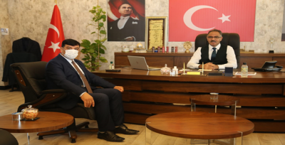Başkan Aslan'dan Eyyübiye Belediye Başkanına Ziyaret