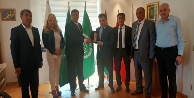 Başkan Aslan'dan (SANKON) Genel Merkezi'ni ziyaret etti.