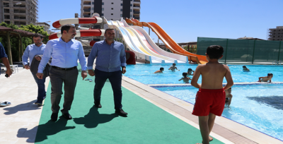 Başkan Baydilli Gençleri Havuza Davet Etti