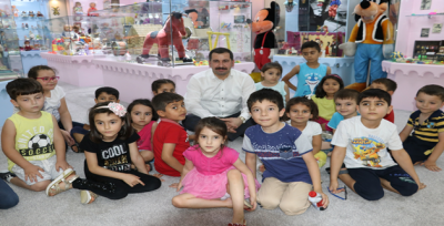 Başkan Baydilli Miniklere Oyuncak Müzesini Tanıttı