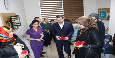 Başkan Baydilli'den Hastanelere Ziyaret